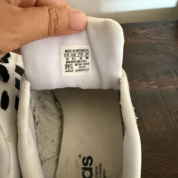 Adidas Original Superstar Vintage black and white size 10 - Picture 4 of 6